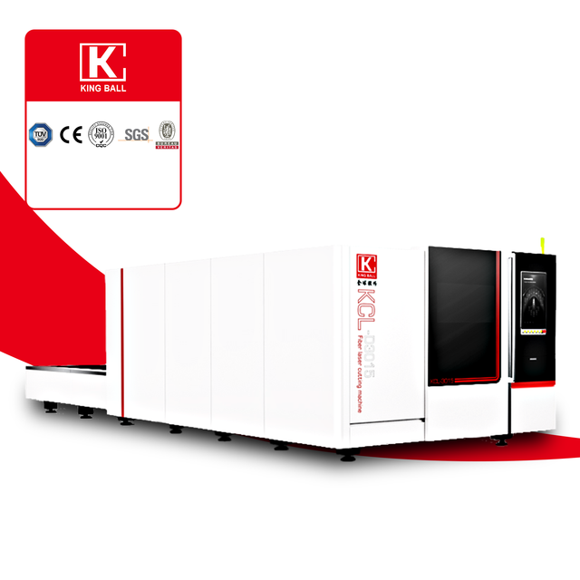 Machine de découpe laser à fibre à couverture complète avec table d'échange