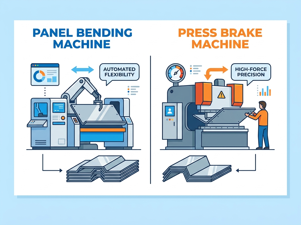 Fonctionnement de la machine &agrave; cintrer les panneaux