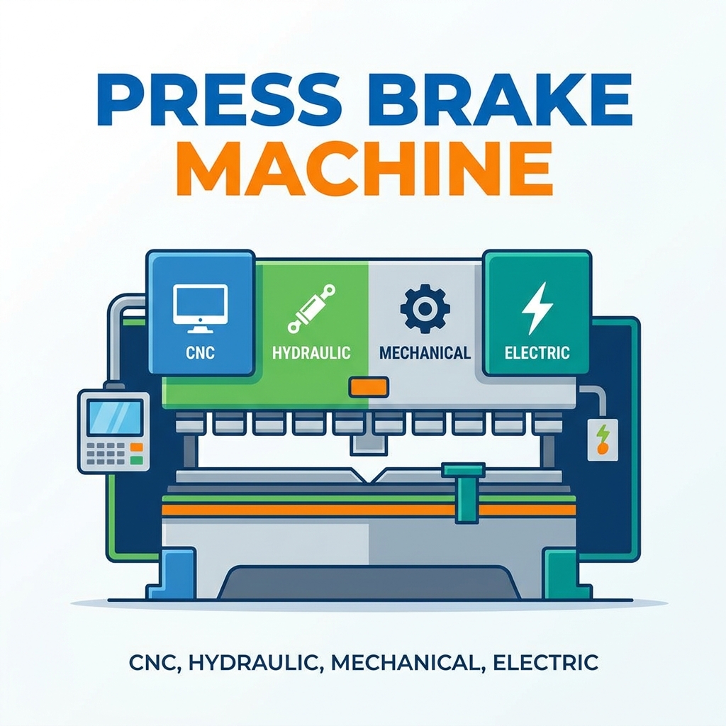 Types de presses plieuses : CNC, hydrauliques, mécaniques et électriques